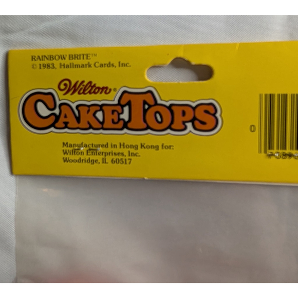 Vintage Rainbow Brite Wilton Cake Topper 1983 Hallmark - Picture 4 of 5